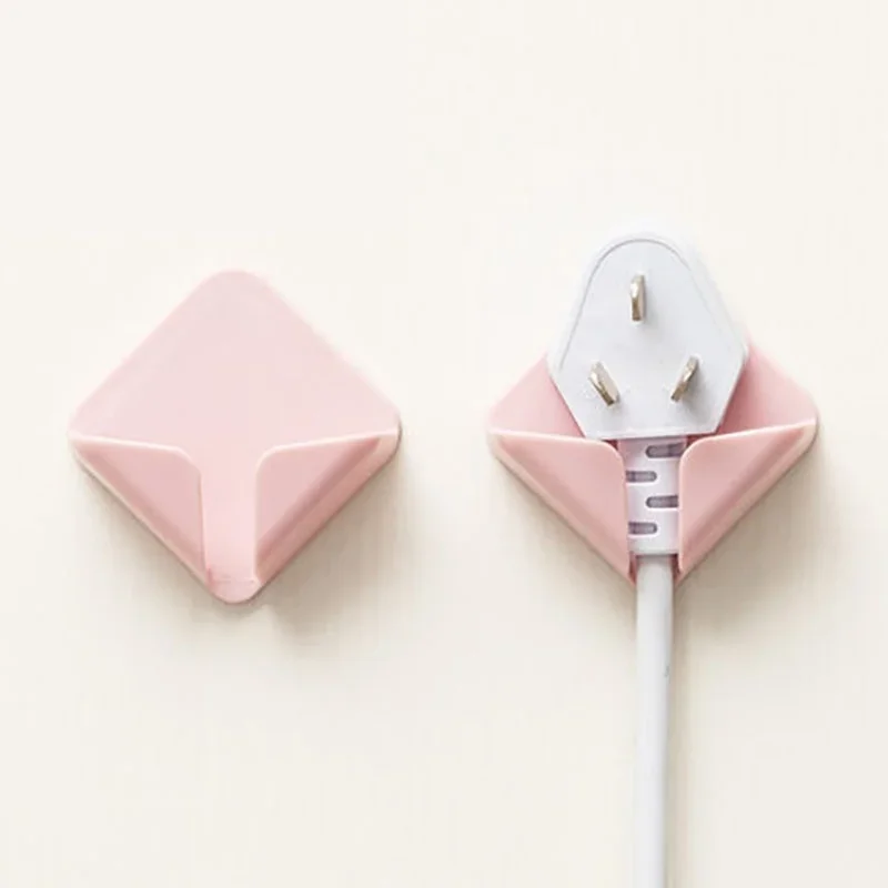 5/6 шт. вешалка для розетки держатель шнура питания без гвоздей стеллаж хранения