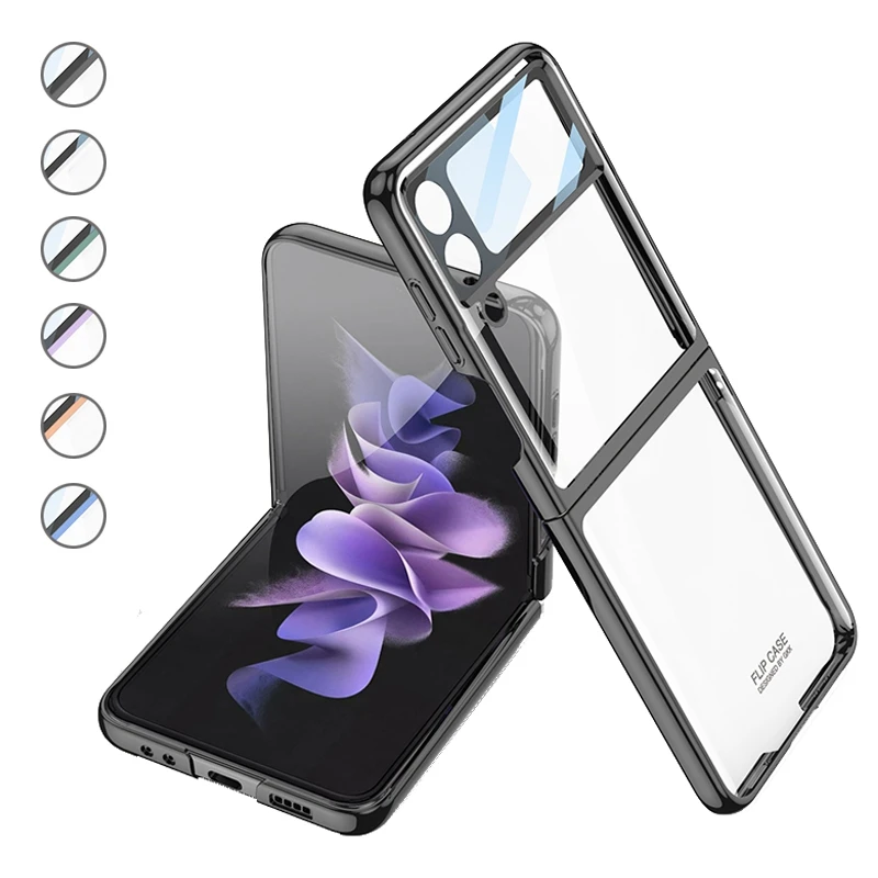 

Shell Film Phantom All-Inclusive Mobile Phone Case For Samsung Galaxy Z Flip 4 Case For Coque Galaxy Z Flip 4 Color Cover Etui