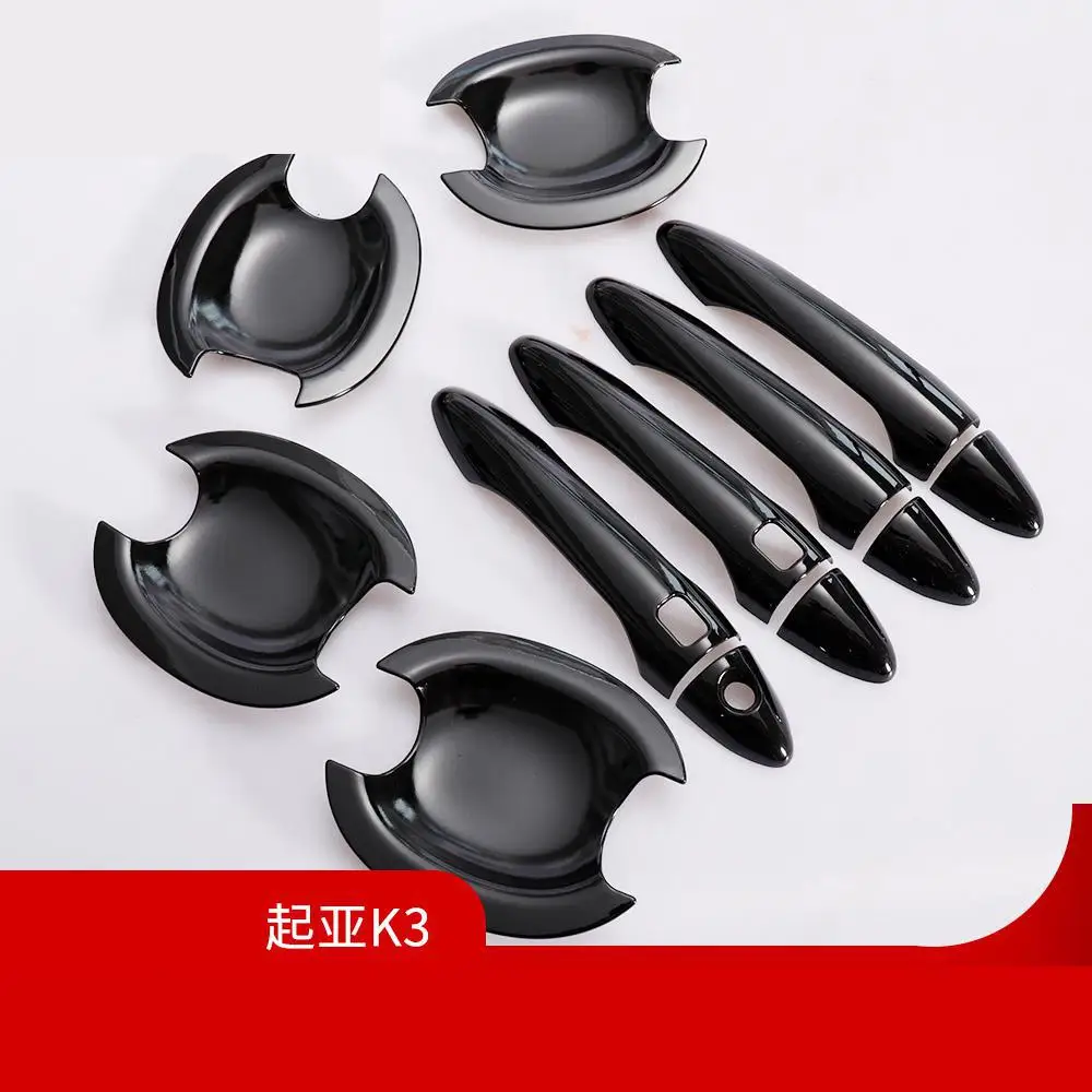 

For Kia K3 / Kia Cerato 2012 2013 2014 2015 2016 2017 piano black Car Door Handle Cover Trim Sticker Styling Accessories