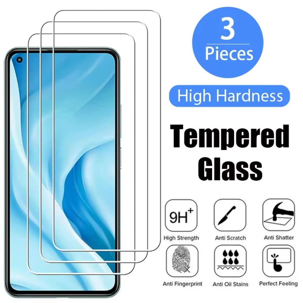 Фото Защитное стекло для Xiaomi Poco F7 M7 X7 Pro F6 M6 X6 M5S F5 X5, 3 шт., 9H HD, защитное стекло для Poco C75 C85 C65, закаленное стекло №1