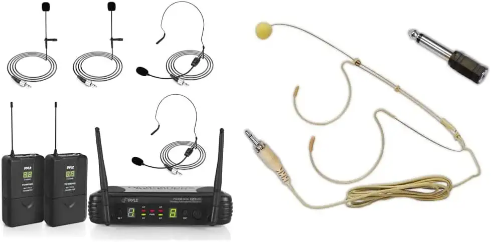 

PMHM2 Mini XLR Omni-Directional Wired Headset Boom Microphone Mic