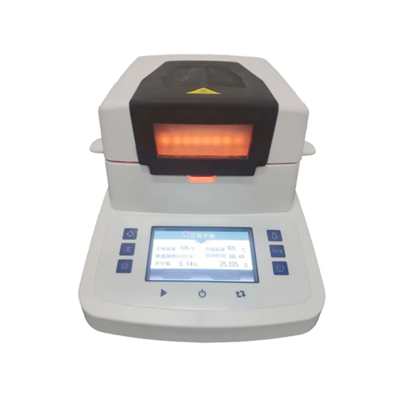 

Галогенный анализатор влажности с сенсорным экраном, 110 г/1 мг, 0,001 г