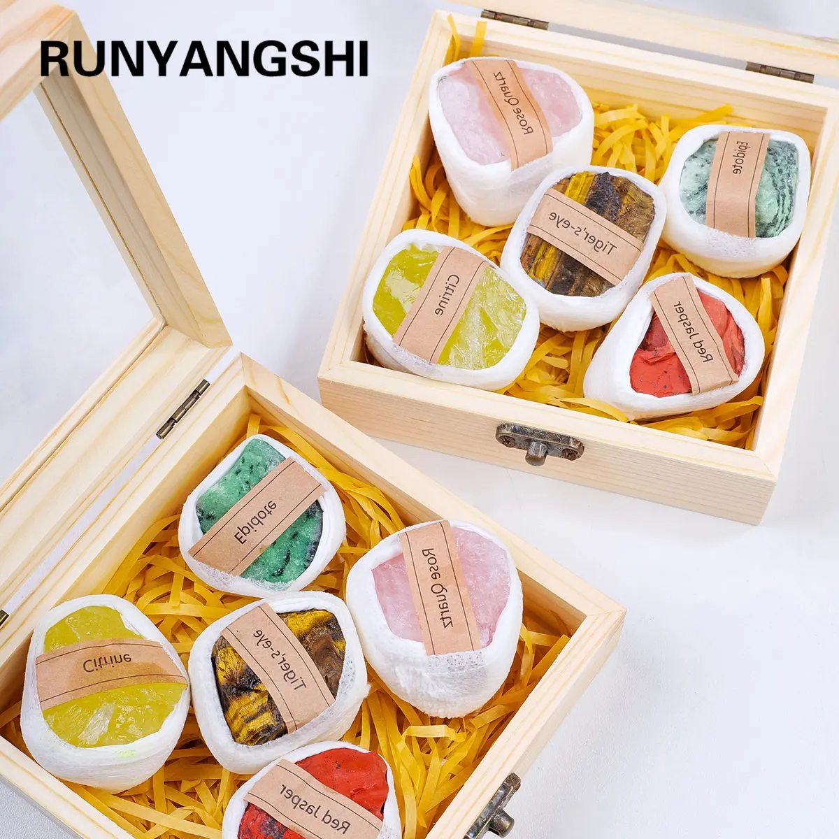 5 Типов/набор Натуральные Необработанные Кристаллы Целебные Камни Неправильной