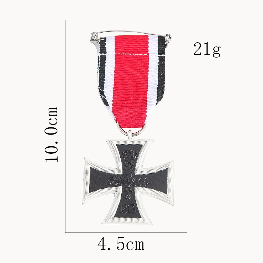 

Имитация Железного креста 1870, металлическая брошь
