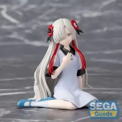 Фото Оригинальная фигурка SEGA PM Perching Kamitsubaki City Sekai Yorukawa Rose Hair Sit Anime Figure Desktop Decor Collection Gift №2