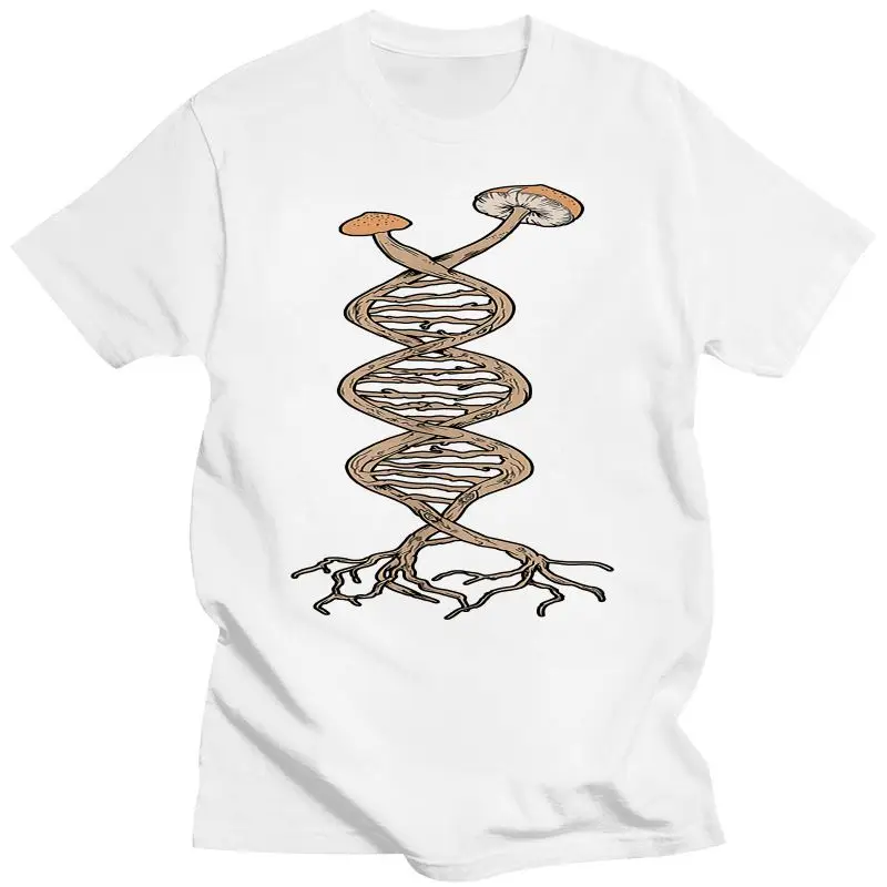 

Unisex 100% Pick Mushrooms is in my DNA Shroom Mycology Fungi Foraging Men's Novelty Oversized T-Shirt Women Casual Streetwear