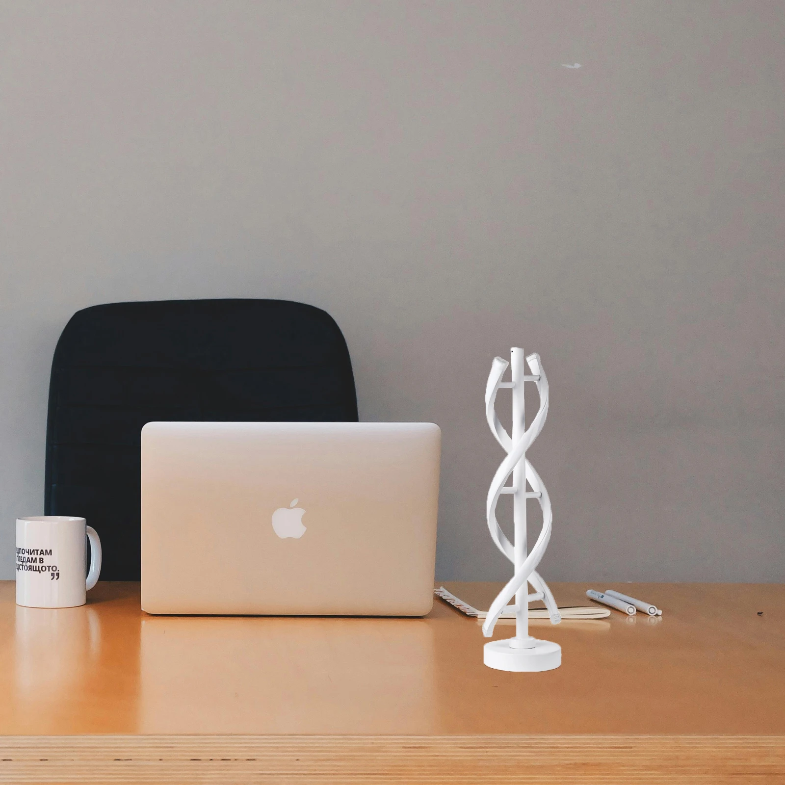 wa lampa stołowa nowoczesne spiralne lampki nocne LED lampka nocna do sypialni salonu biura