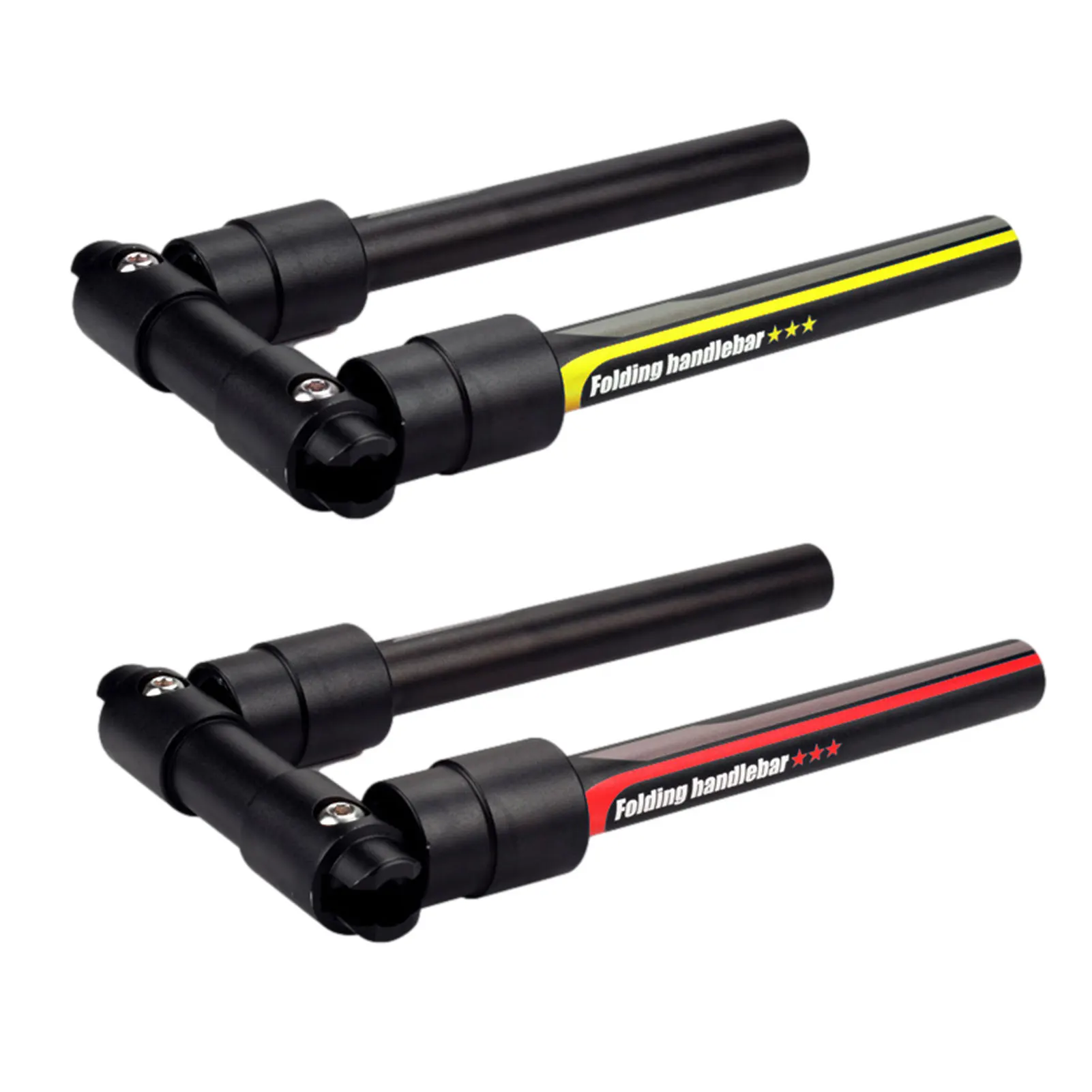 

Foldable Bike Handlebar Quick Release DIY Bicycle Handlebar For Road Mountain Bicycles And Scooters 90 Degree Telescopic