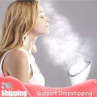 nano ion household facial steamer reduce acne and relieve the symptoms of sinusitis and remove congestion in the sinuses