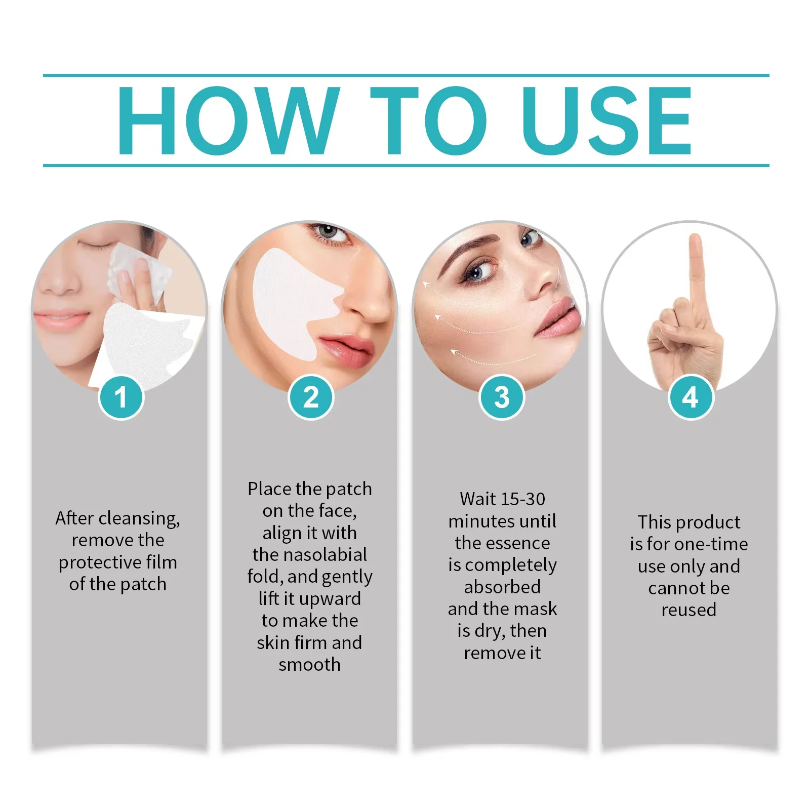 Коллагеновая маска для лица пластырь удаления морщин твердый лифтинг провисание