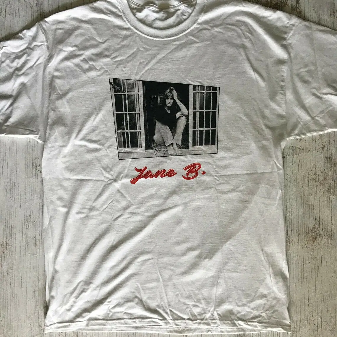 

Jane Birkin Jane B Actor Retro Vintage T-Shirt Tee Shirts