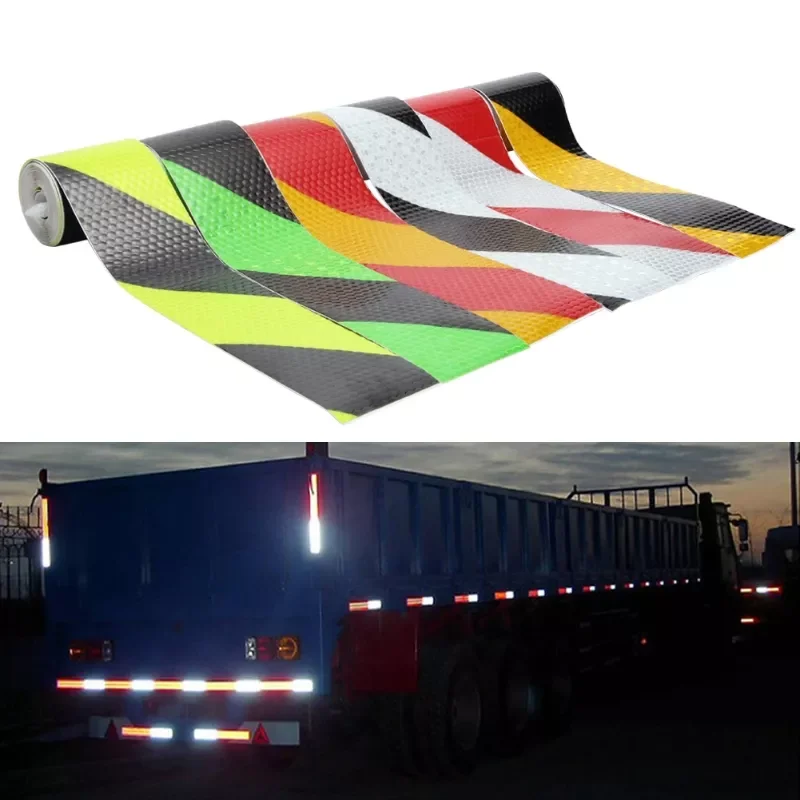 

PVC Safety Reflective Warning Tape Conspicuity Film Sticker Multicolor 3M