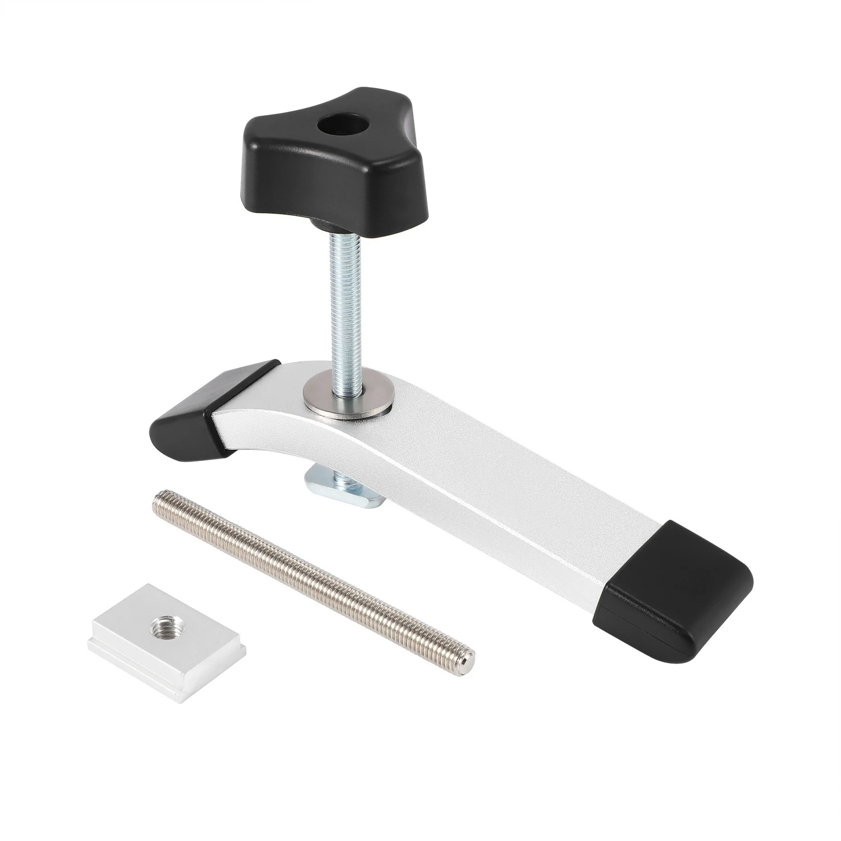 

8Mm Metal Quick Acting Hold Down Clamp Set For T-Slot T-Track Diy Woodworking S18