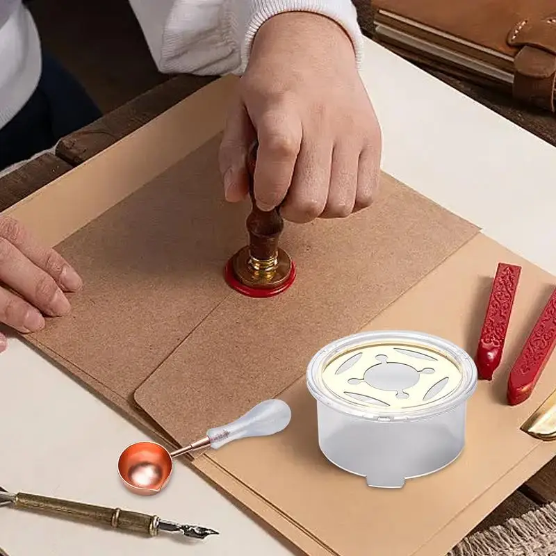 Набор для запечатывания воска набор ложки подогревателя восковых писем палочки