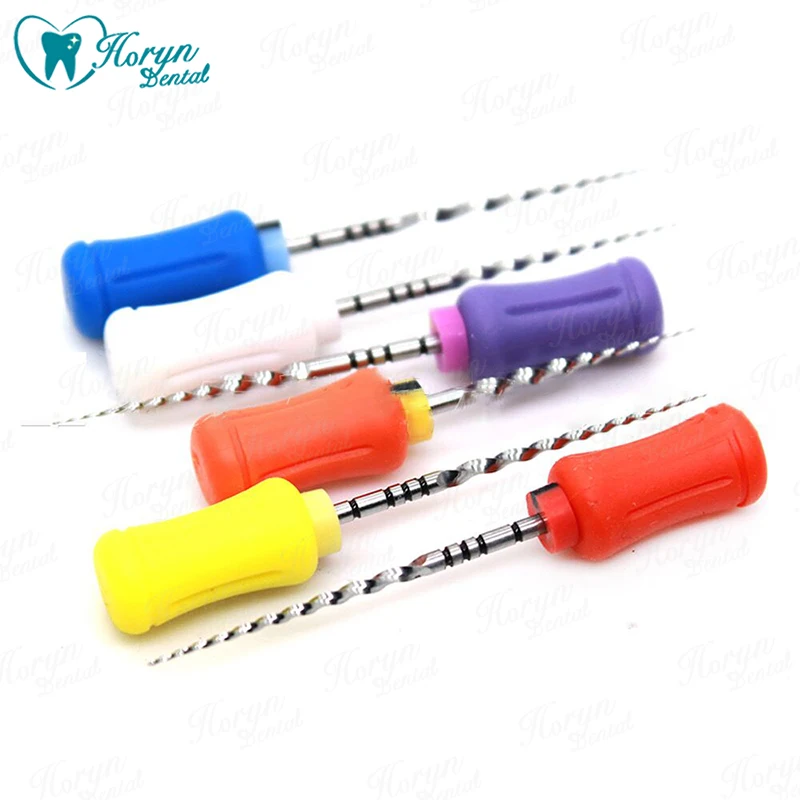 

6 Pcs/Box Dental Endodontics NiTi Hand Use Super Rotary File SX-F3 25mm Dental Root Canal Files Dentisty Materials Tools