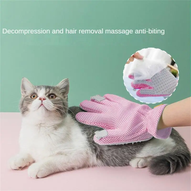 

Lovely Cat Claws Fluffy Glove Scrubber Fingerless Gloves Keep Warm And Soft Plush Effective Back Cleaning Massage