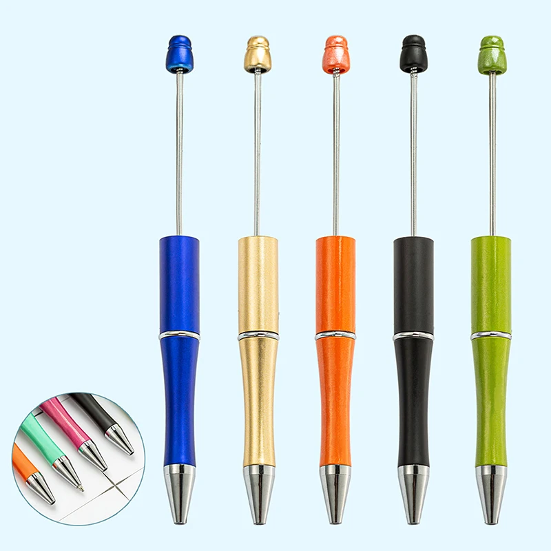 

Plastic Mixed Colour Beadable Pen Bead Pens Ballpoint Pen Gift Ball Pen Personalized Gift Wedding Gift For Guest Шариковая Ручка