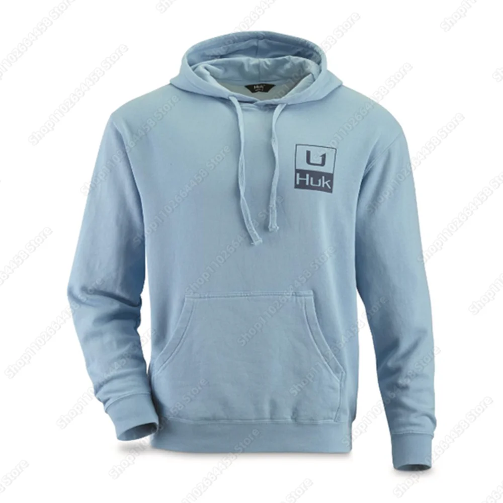 HUK Hoodie Sweater Men/Women Long Sleeve Fishing Shirt Pullover Jacket Windproof Hoodie Fishing Sweatshirt Coat Warm Ropa Pesca