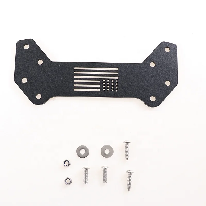 

New Design Light Brackets Hood Mount Brackets Brake Light Bracket(USA flag) For Ford Bronco 2021