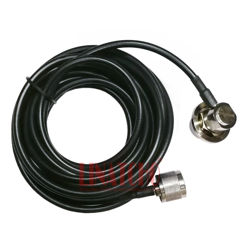 5 meters RG58U N Male and SO239 connector Coaxial Cable for FT-7800 FT-7900 Mobile Radio antenna