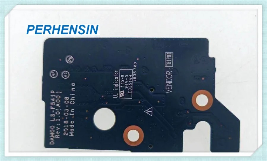 Для Dell XPS 15 9570 Precision 5530 M5530 DAM00 плата аудиоразъема LS-F541P 0WD50F протестирована быстрая