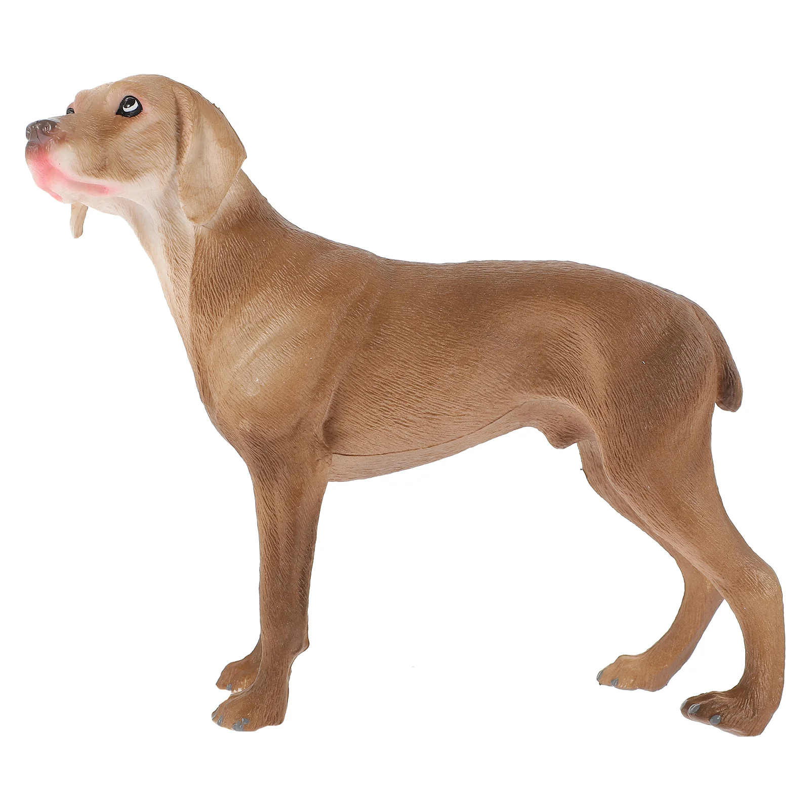 

Faux Dog Figurine Realistic Animal Model Lifelike Shepherd Dog Statue Fake Puppy Model