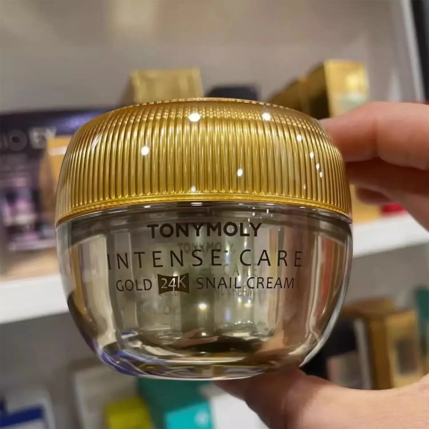 Korea SkinCare TONYMOLY 24-каратный золотой крем для лица с улиткой 45 мл отбеливающий