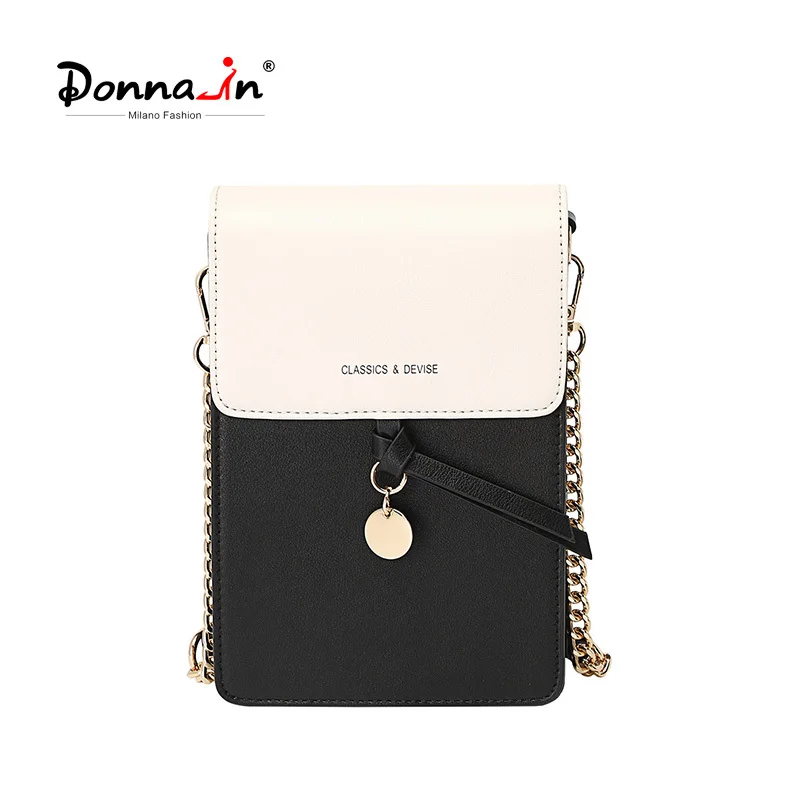 

Donna-in Mobile Phone Bag Women's Cross-body Bag 2023 New Leather Shoulder Mini Bag Fashionable and Versatile Niche Chain Bag