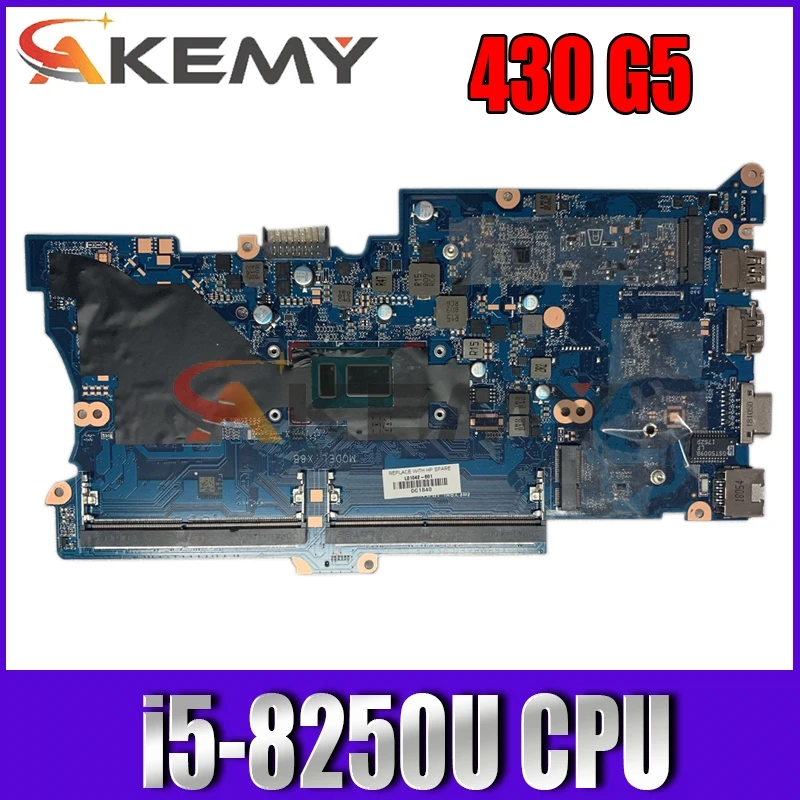 

DA0X8BMB6F0 для HP ProBook 430 G5 440 G5 материнская плата для ноутбука CPU i5 8250U 100%, рабочая деталь