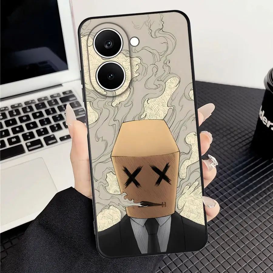Чехол для телефона Xiaomi Poco X8 Pro C61 M5 F3 C75 C50 M3 M4 M7 F8 C71 C85 F1 X3 X4 X5 X7 в стиле Cross Eye Box Man (art.: 3920dc836db9d) - 3920dc836db9d