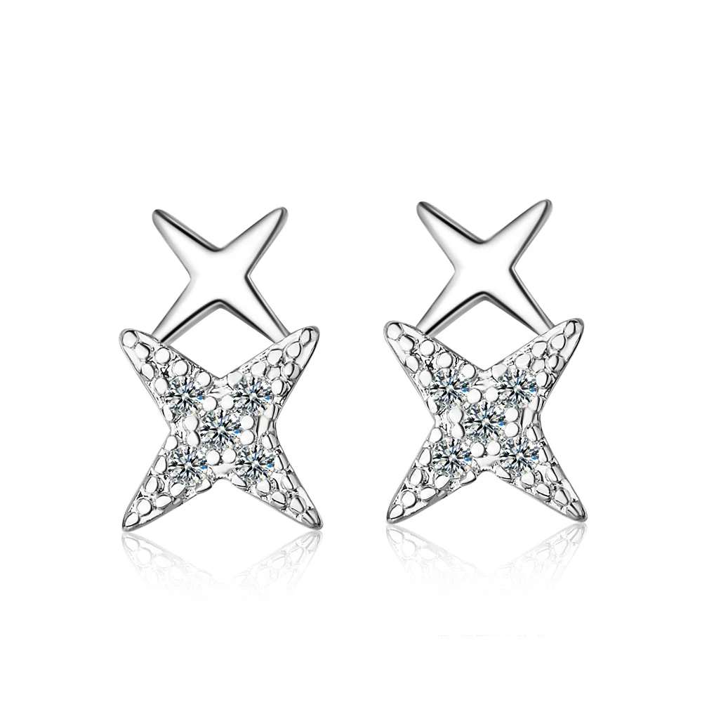

Женские серьги из серебра 925 пробы, с цирконом