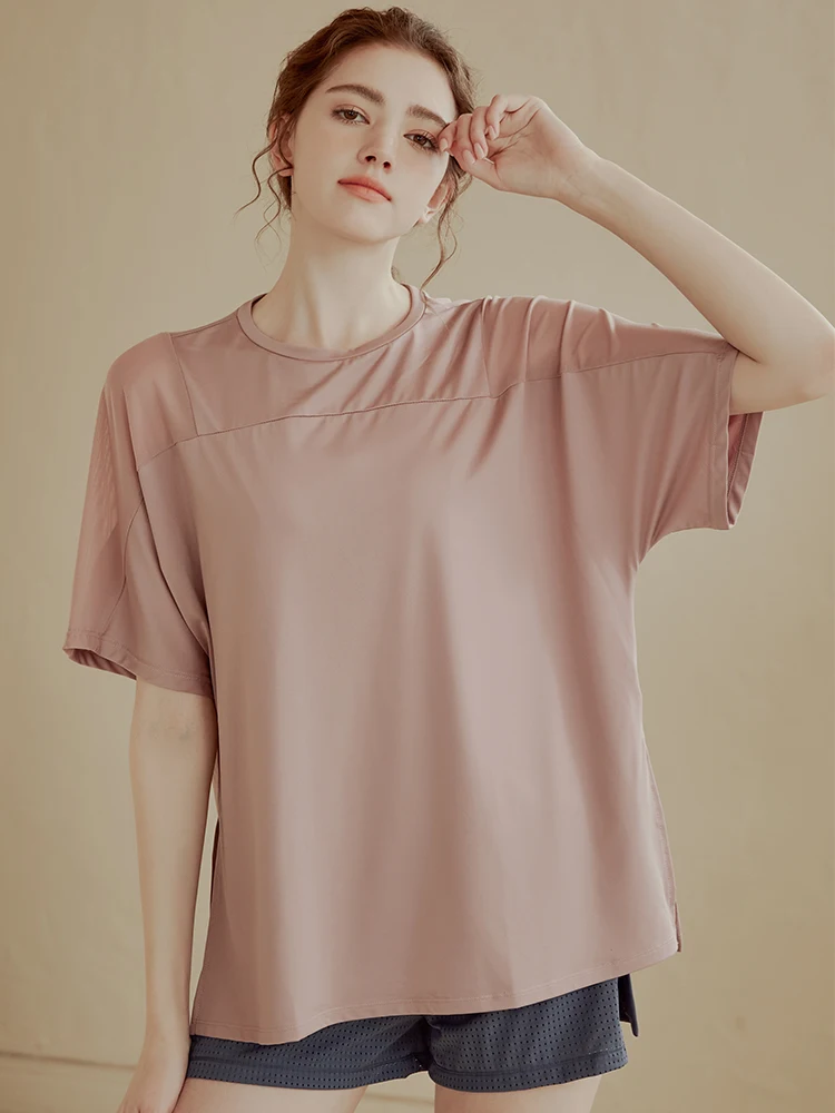 Сетчатая Просвечивающая футболка GymHUB новая спортивная одежда для йоги и фитнеса