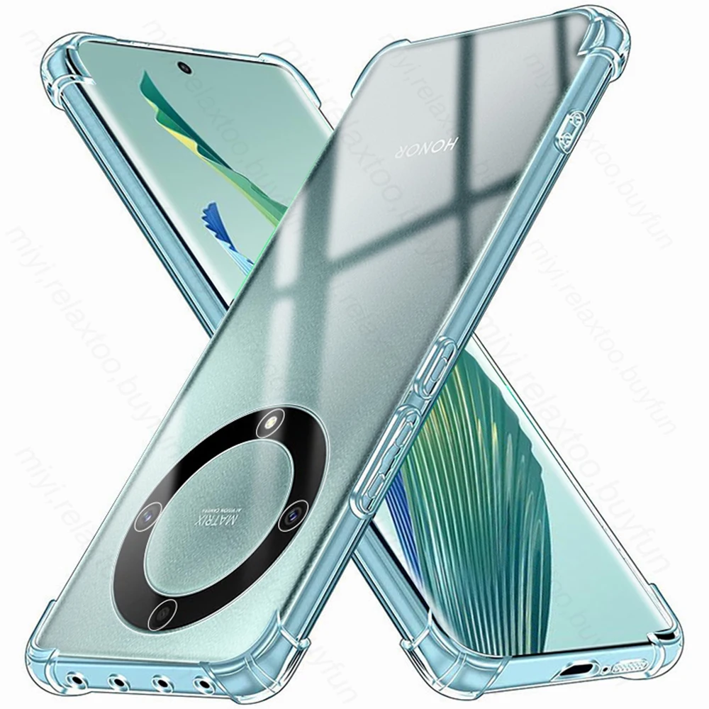Honer Magic 5 Lite чехол прозрачный чехол из ТПУ с защитой от падения для Honor X9a X 9a Magic5 Lite светильник 5G Мягкий противоударный чехол