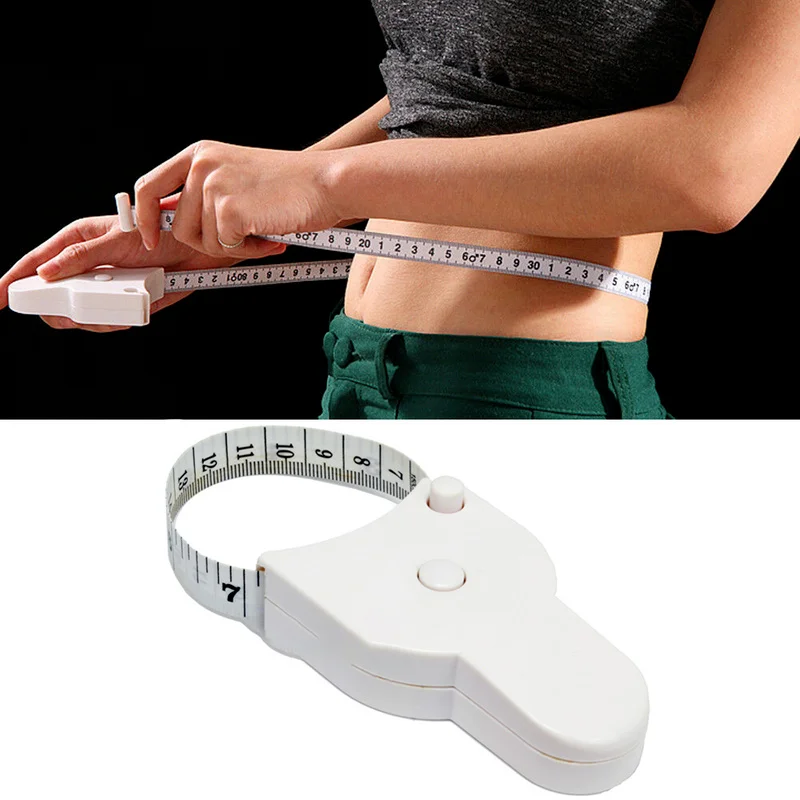 

Professional Three-circumference Tape Measure Automatic Circumference Tape Measure for Fitness Ruler with Handle Flexible Tape