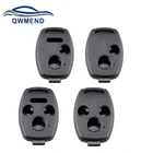 QWMEND для HONDA Key Shell 234 Автомобильный Брелок дистанционного управления с ключом чехол для HONDA Accord CRV пилотный гражданский 2003 2007-2013 чехол для автомобильных ключей