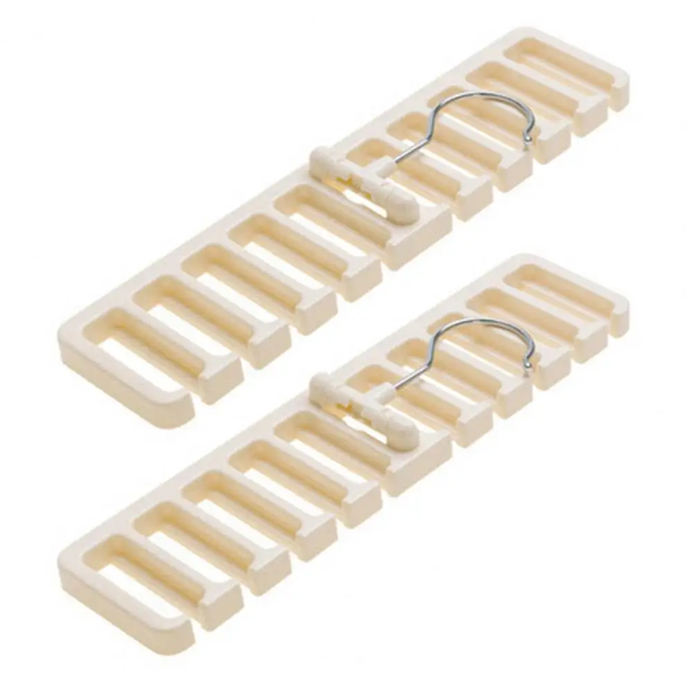 

Multi-functional Tie Organizer Tie Hanger Organizer Space-saving Multi-functional Belt Hanger 10 Slot Organizer for Closet Scarf