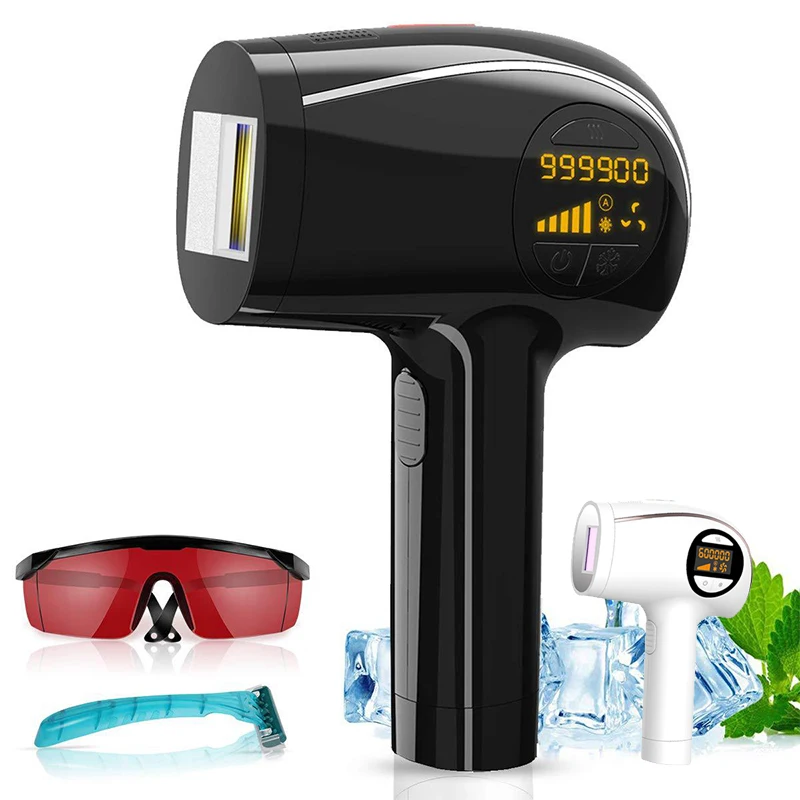 

IPL Laser Epilator Ice Cool Hair Removal Machine Painless Pulsed Light women depilatory device for facial body bikini -5°~-10°C