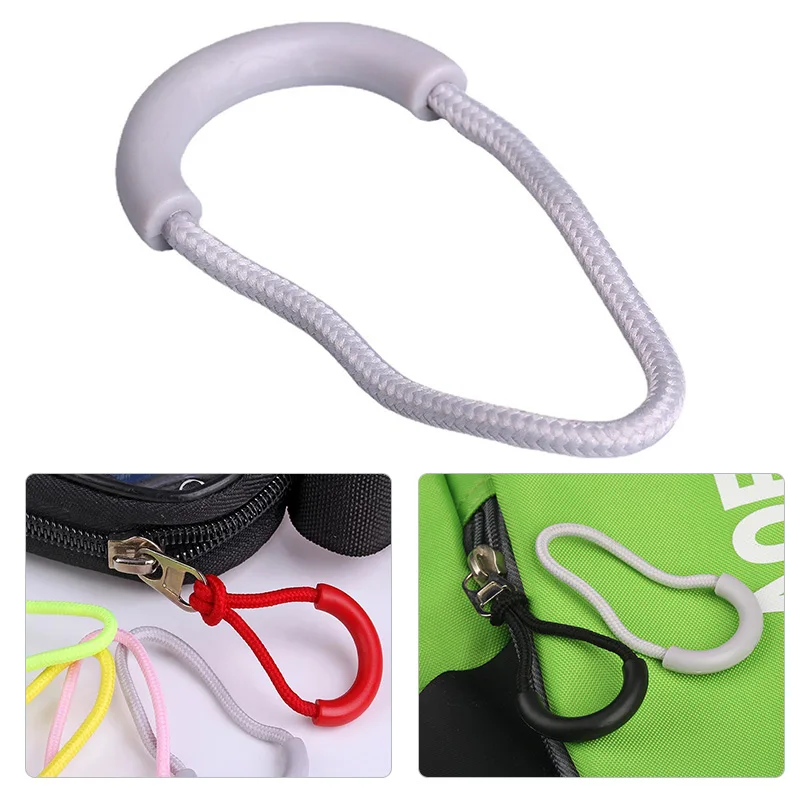 

10PCS Zipper Pulls Cord Replacement U-shaped Fastener Zipper Puller Buckle Zip Slider For Tab Bag Suitcase Tent Backpack