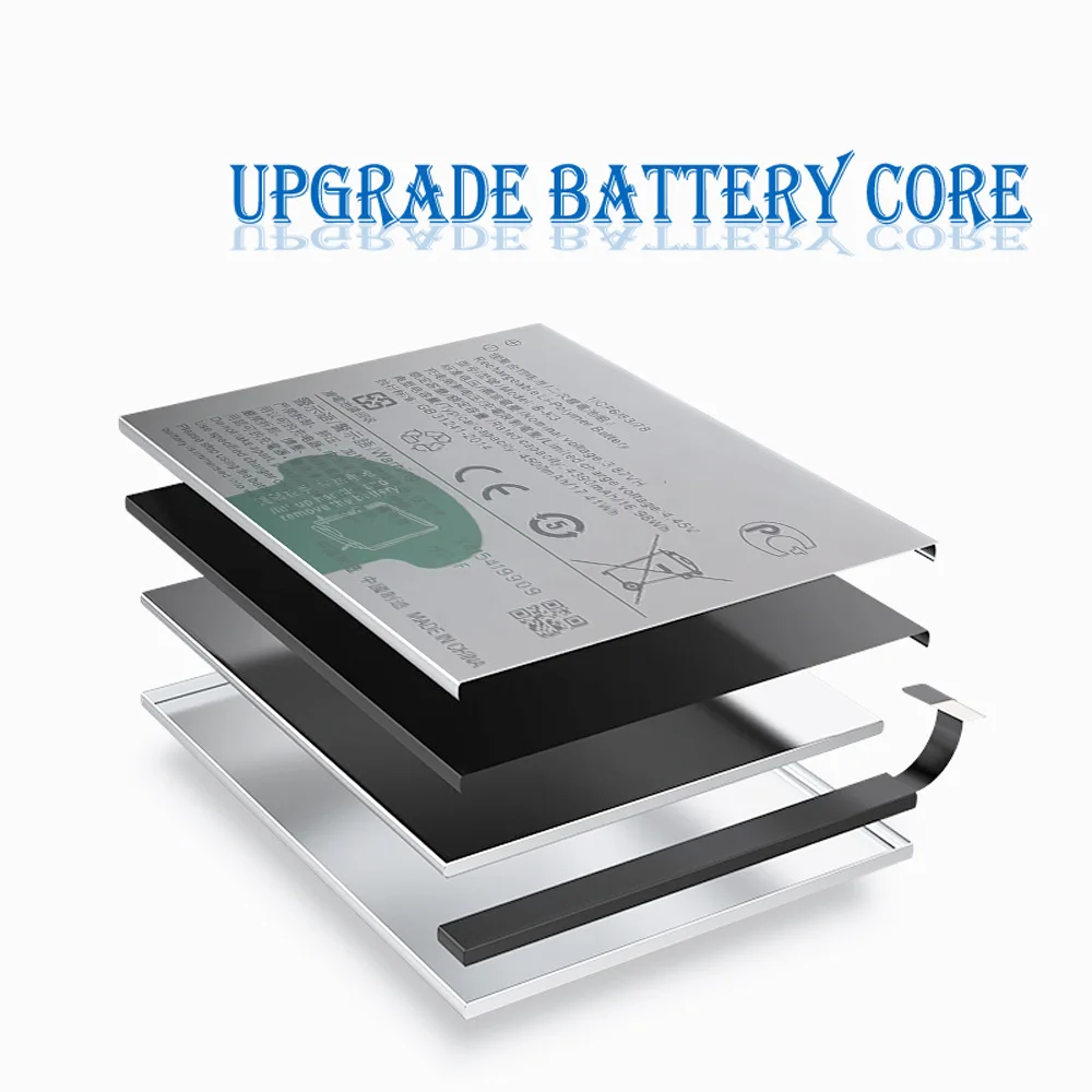 100 high quality replacement battery for vivo y9s nex s1 pro s1 e2 phone b k3 large capacity built in lithium battery free global shipping