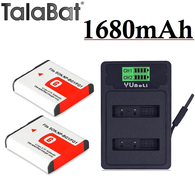 

Аккумулятор А · ч NP-BG1 NPBG1 NPBG1 + зарядное светодиодный кой для Sony Cyber-Shot