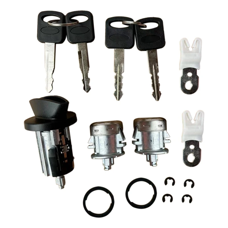 

Автомобильный Дверной замок, цилиндр и ключи, дверной замок для Ford F150 F350 F2501997-1999 Super Duty 7C3Z1521990A