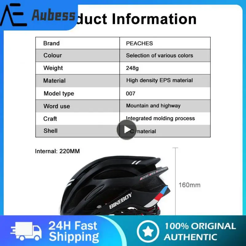 

Durable Cycling Helmets Withlight Comfortable Bike Cap Lightweight Adjustable Lynon Chin Strap Cycling Cycling Equipment