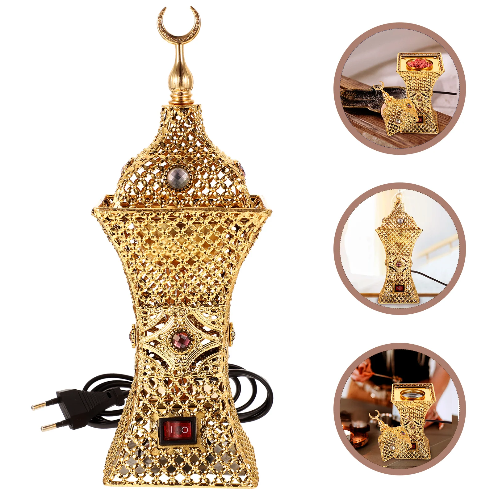 

Decorative Electronic Censer Electric Censer Burner Middle Eastern Style Burner