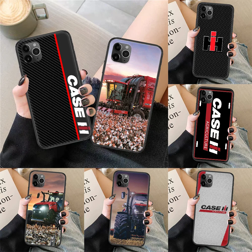 Чехол с логотипом IH чехол для телефона CASEIH iphone SE 2020 6 6S 7 8 11 12 13 Mini Plus X XS XR Pro Max черный