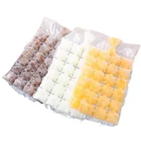 Disposable Ice Cube Bags Stackable Easy Release Mold Trays Self-Seal Freezing Maker,Cold Pack Cooler Bag For Cocktail Wine