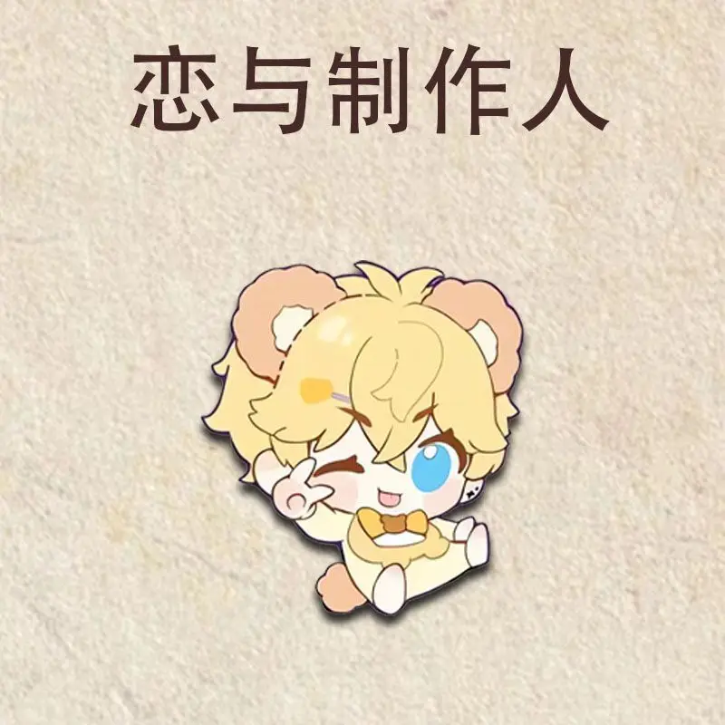 5 шт. значки Mr. Love: Queen's Choice Zhou Qiluo Lucien Kawaii брошь игровые товары коллекция сумка