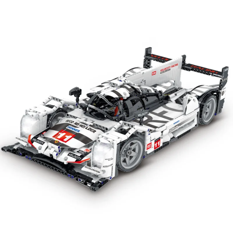 Мох 022012 Белый 919 Racing MOC 1:10 Модель строительные блоки Настольное украшение