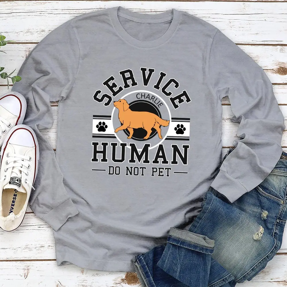 

Service Human Logo- Personalized Custom Long Sleeve
