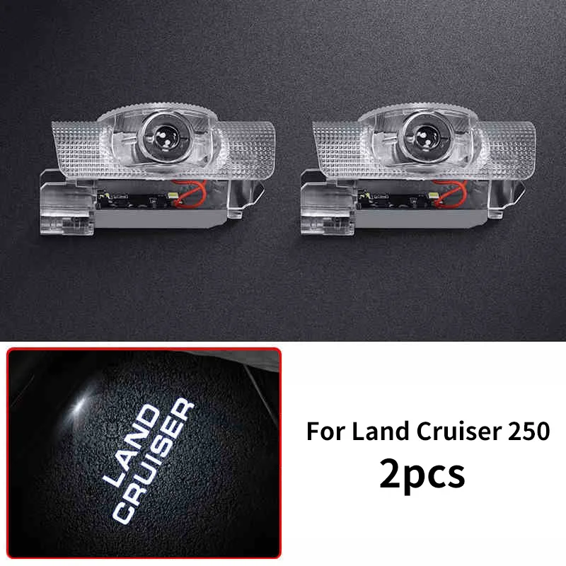 Для Toyota Land Cruiser 250 Prado Lc250 First Edition 1958 дверная лампа приветствия с логотипом, аксессуары для обновления интерьера 2024 2025