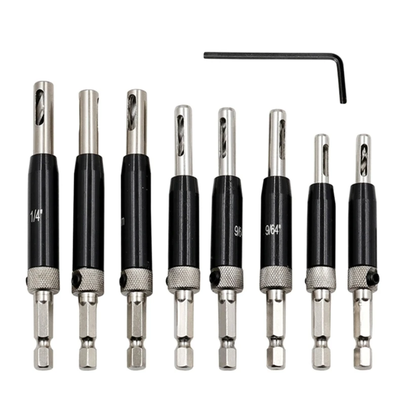 

LXAF Self Centering Drill Bit Self Centering Change Door Hinge Drill Bit Set